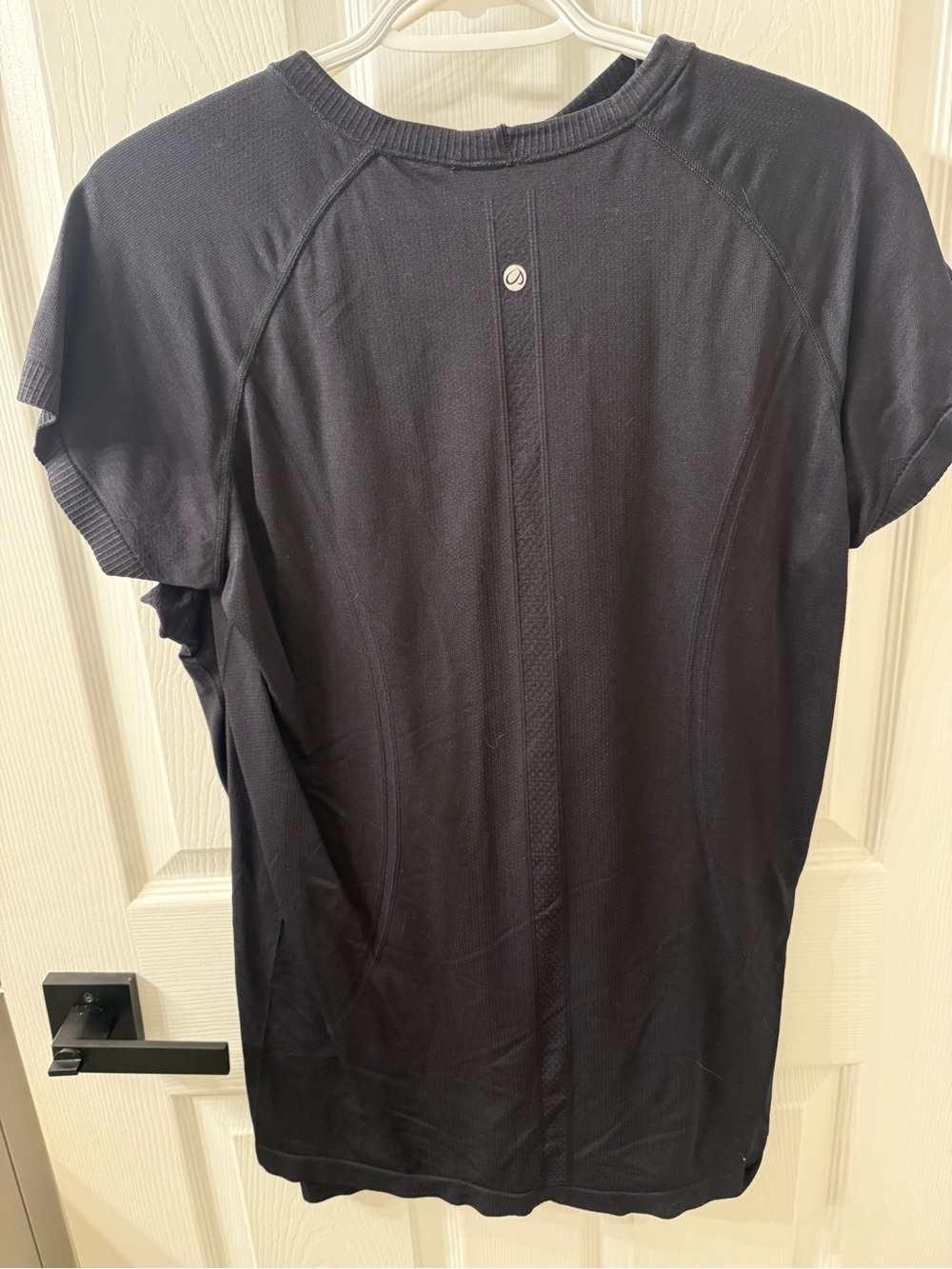 Womenβs CRZ yoga Black Athletic Short-Sleeve Shirt